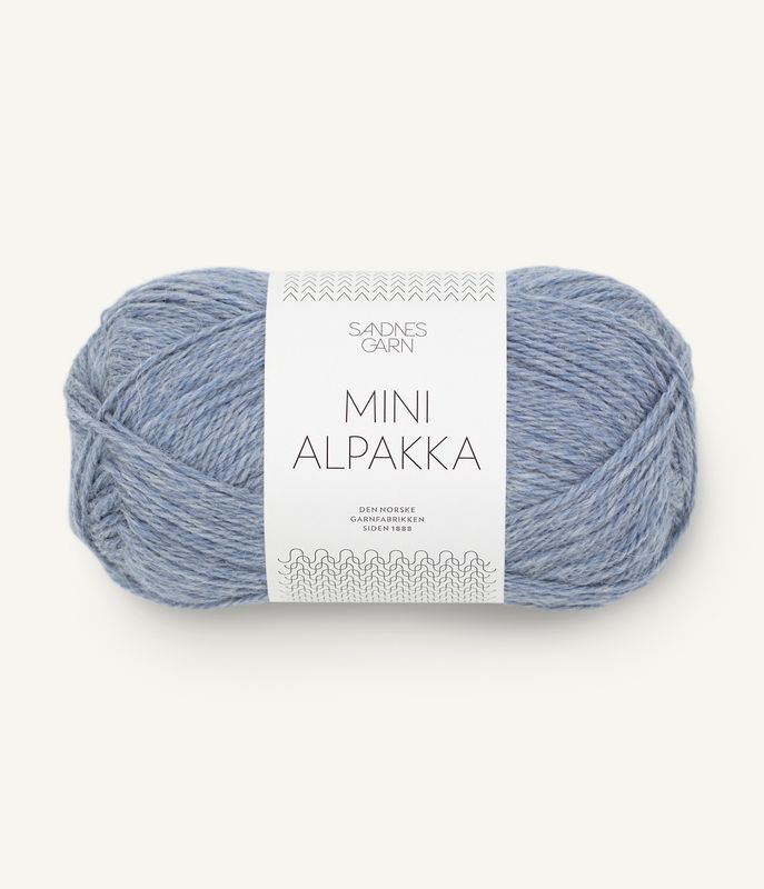 Mini Alpakka 6221 Light Blue Melange
